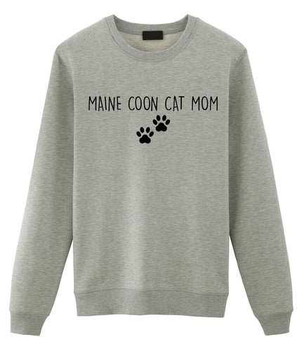 Maine Coon Cat Sweater, Maine Coon Mom Sweatshirt Womens Gift - 2385-WaryaTshirts