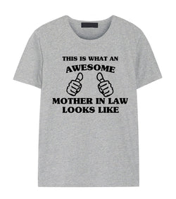 Mother in Law shirt, Mother in Law Gift, Awesome Mother in Law t shirt