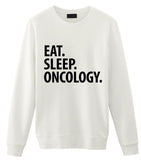 Oncology Sweater, Eat Sleep Oncology Sweatshirt Gift for Men & Women-WaryaTshirts
