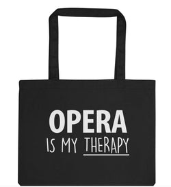 Opera Lovers, Opera is my therapy Tote Bag | Long Handle Bags - 1721-WaryaTshirts