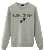 Ragdoll Cat Sweater, Ragdoll Cat Mom Sweatshirt Womens Gift - 2386