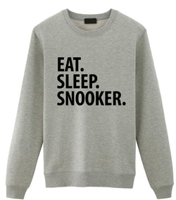 Snooker Sweater, Eat Sleep Snooker Sweatshirt Gift for Men & Women