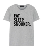 Snooker T-Shirt, Eat Sleep Snooker Shirt Mens Womens Gifts-WaryaTshirts