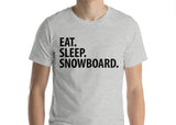 Snowboard T-Shirt, Eat Sleep Snowboard shirt Mens Womens Gifts-WaryaTshirts