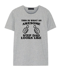 Step Dad Shirt, Awesome Step Dad T-Shirt Gift