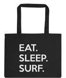 Surfer Gift, Eat Sleep Surf Tote Bag | Long Handle Bags - 651