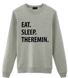 Theremin Sweater, Theremin Gift, Eat Sleep Theremin Sweatshirt Mens Womens Gift - 1092
