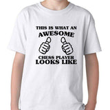 This is What an Awesome Chess Player Looks Like T-Shirt Kids
