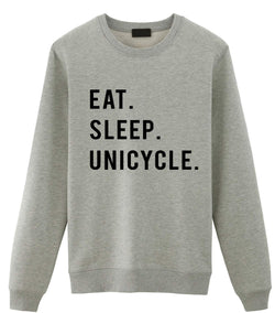 Unicycle Sweater, Eat Sleep Unicycle Sweatshirt Gift for Men & Women-WaryaTshirts