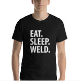 Welder T-Shirt, Eat Sleep Weld Shirt Mens Womens Gift - 2271