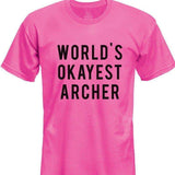 World's Okayest Archer T-Shirt Kids