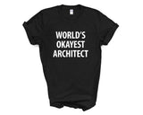 World's Okayest Architect T-Shirt-WaryaTshirts