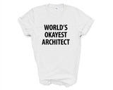 World's Okayest Architect T-Shirt-WaryaTshirts