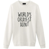 World's Okayest Aunt sweater