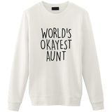 World's Okayest Aunt sweater-WaryaTshirts