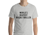 World's Okayest Basketballer T-Shirt-WaryaTshirts