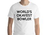 World's Okayest Bowler T-Shirt-WaryaTshirts