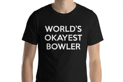 World's Okayest Bowler T-Shirt-WaryaTshirts