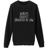 World's Okayest Daughter in Law Sweater