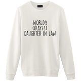 World's Okayest Daughter in Law Sweater-WaryaTshirts