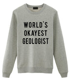 World's Okayest Geologist Sweater-WaryaTshirts