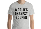 World's Okayest Golfer T-Shirt-WaryaTshirts
