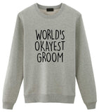 World's Okayest Groom Sweater
