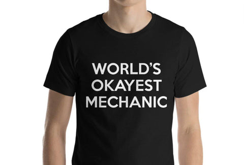 World's Okayest Mechanic T-Shirt-WaryaTshirts