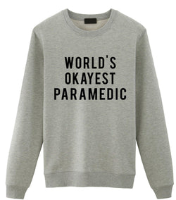 World's Okayest Paramedic Sweater-WaryaTshirts