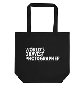 World's Okayest Photographer Tote Bag | Short / Long Handle Bags