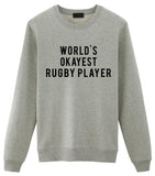 World's Okayest Rugby Player Sweater