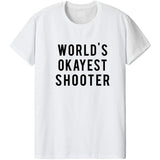 World's Okayest Shooter T-Shirt-WaryaTshirts