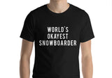 World's Okayest Snowboarder T-Shirt-WaryaTshirts