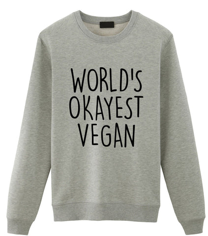 World's Okayest Vegan Sweater-WaryaTshirts